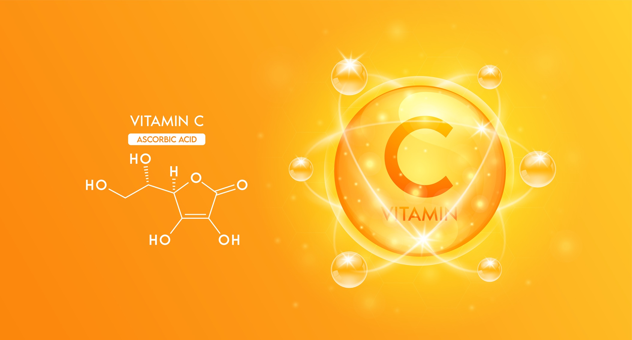 Vitamin C with structure